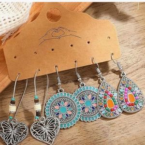 Set of three beautiful pairs of earrings